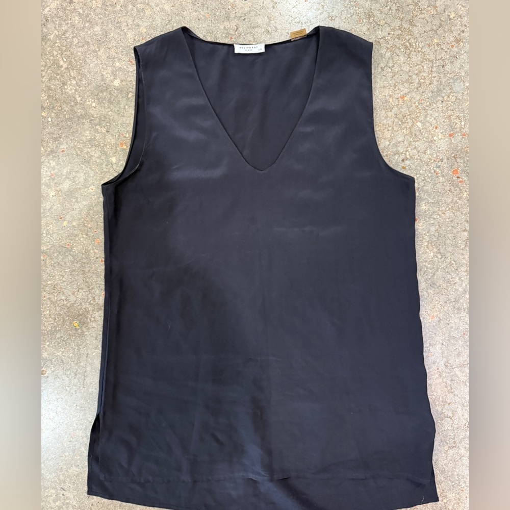 Equipment V-Neck Sleeveless Top